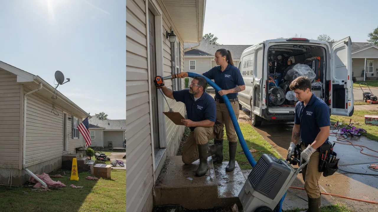 Ceiling Water Damage Restoration in Newcomerstown, OH near me